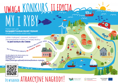 Plakat konkurs II edycja Ryby i My